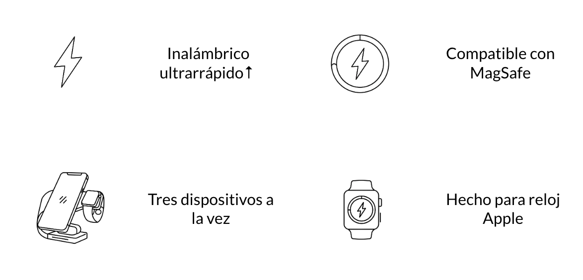 Cargador inalámbrico Evans™ MagSafe