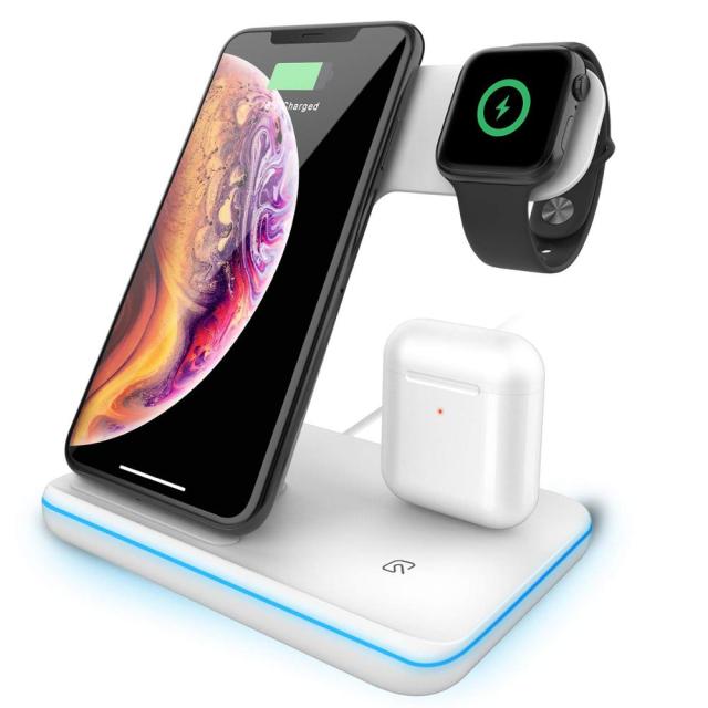 Cargador 3 en 1 Blade™ Wireless y Lightning